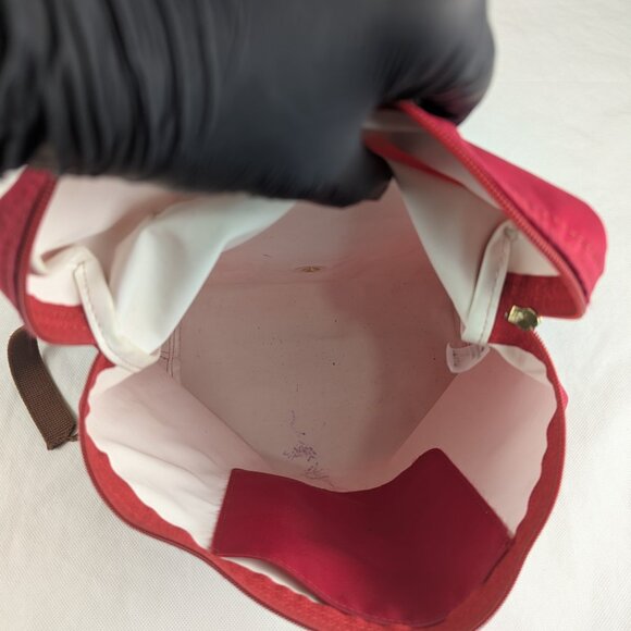 Authentic LONGCHAMP Le Pliage Nylon Foldable Backpack Pink Made in China. - Picture 4 of 14